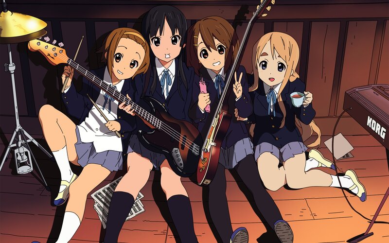 School band practice session