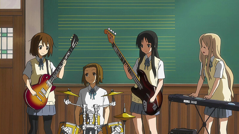 school band practice session