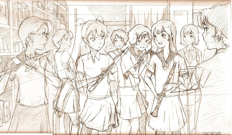 school band sketch