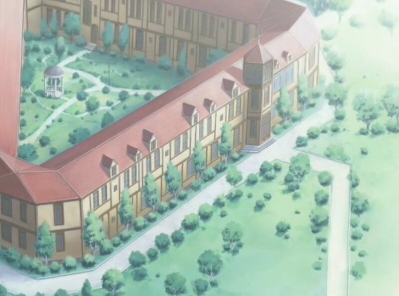 School Building Complex — Green
