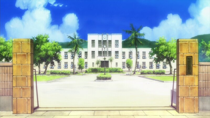 School Building Entrance