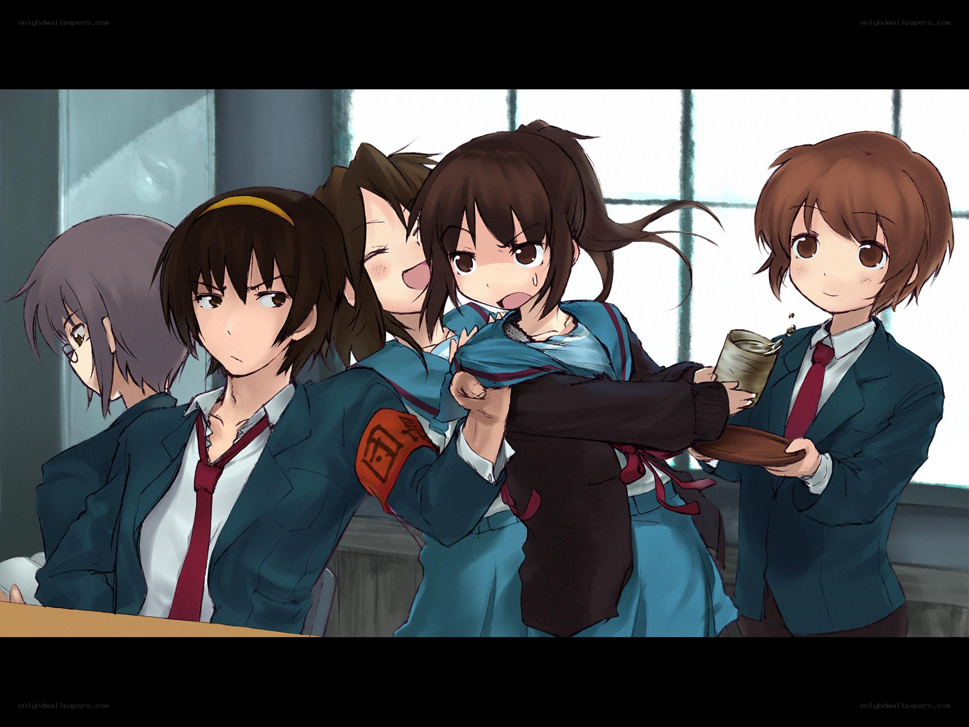School club members in action