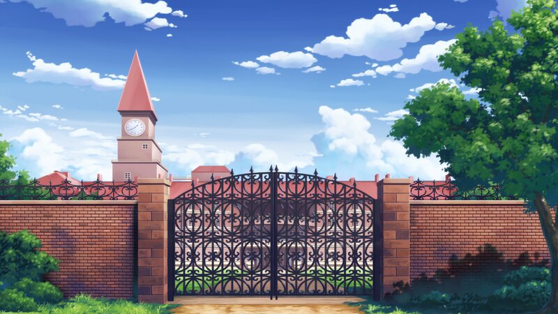 School Gate and Clock Tower