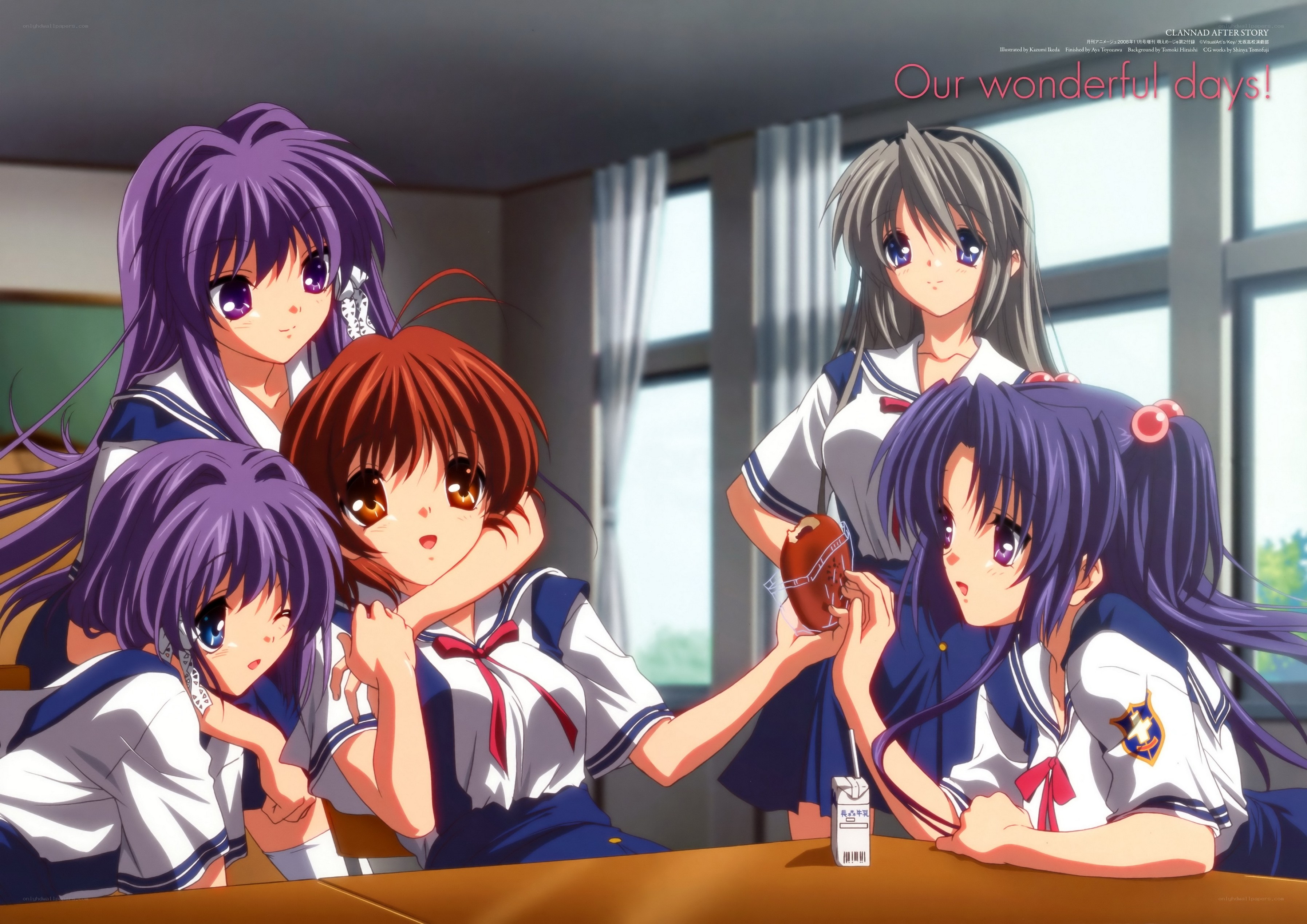 school girls in classroom