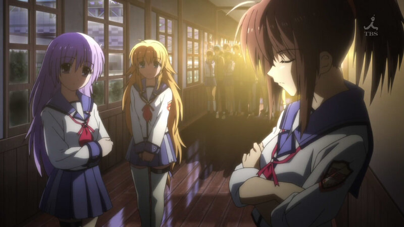school hallway confrontation