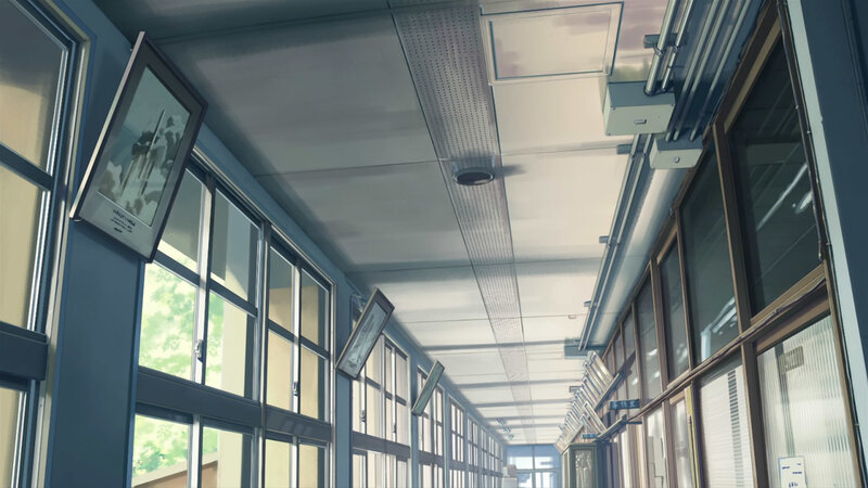 school hallway corridor
