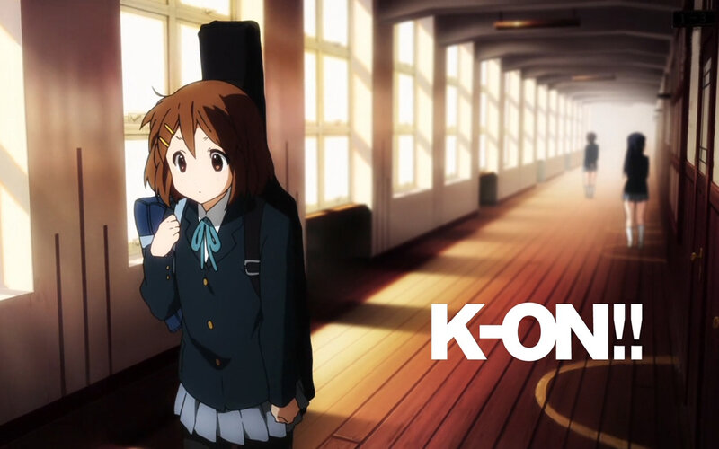 school hallway scene