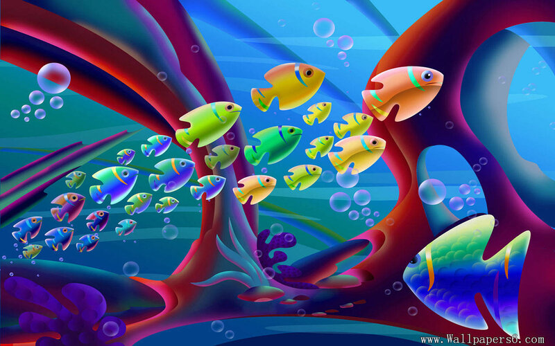 School of Colorful Fish