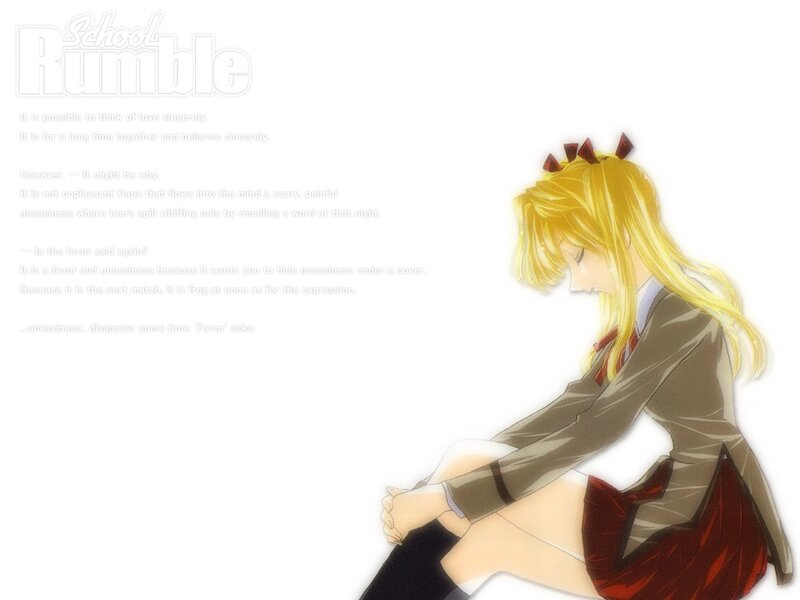 School Rumble character art