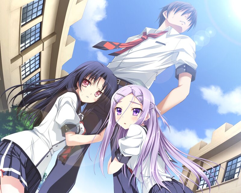 School students in action