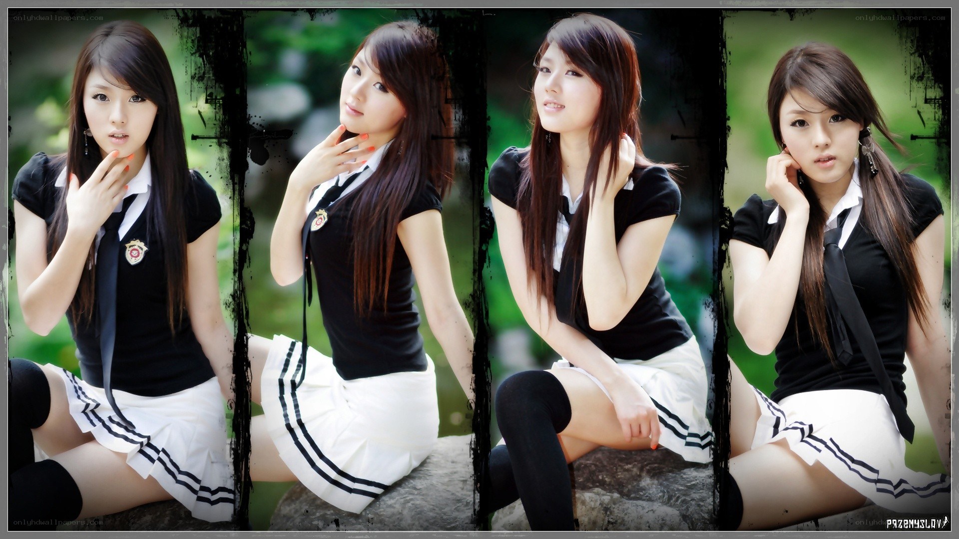 school uniform collage