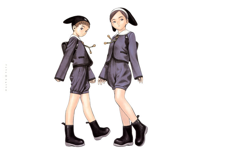 school uniform design illustration