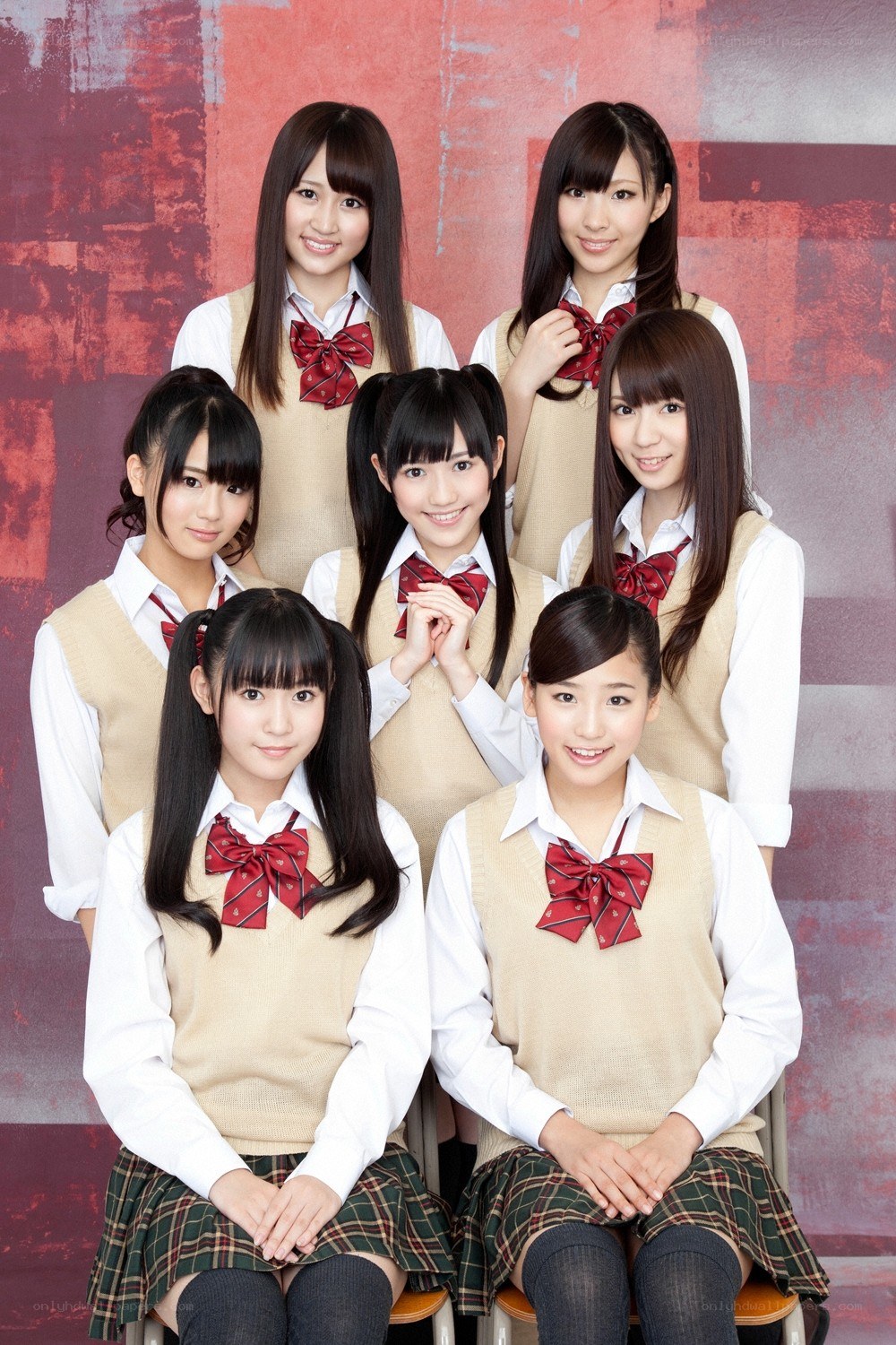 school uniform group photo