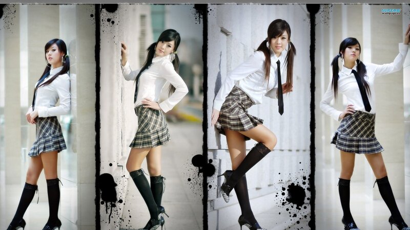 school uniform photo series
