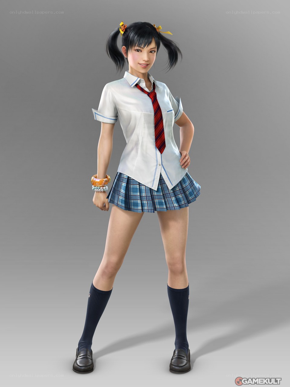 schoolgirl character portrait