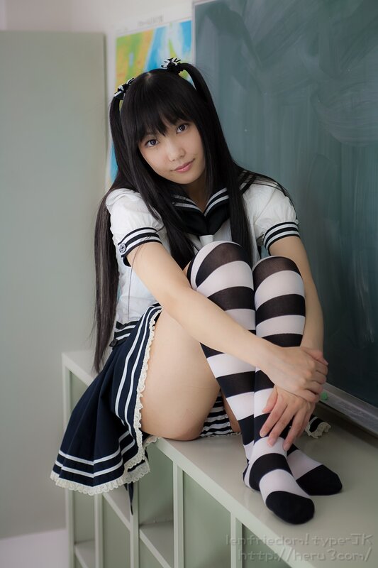 schoolgirl in classroom