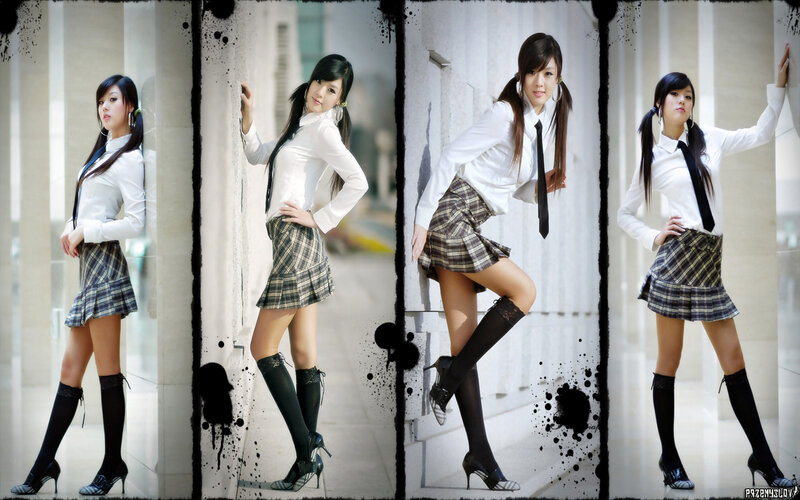 schoolgirl photo series