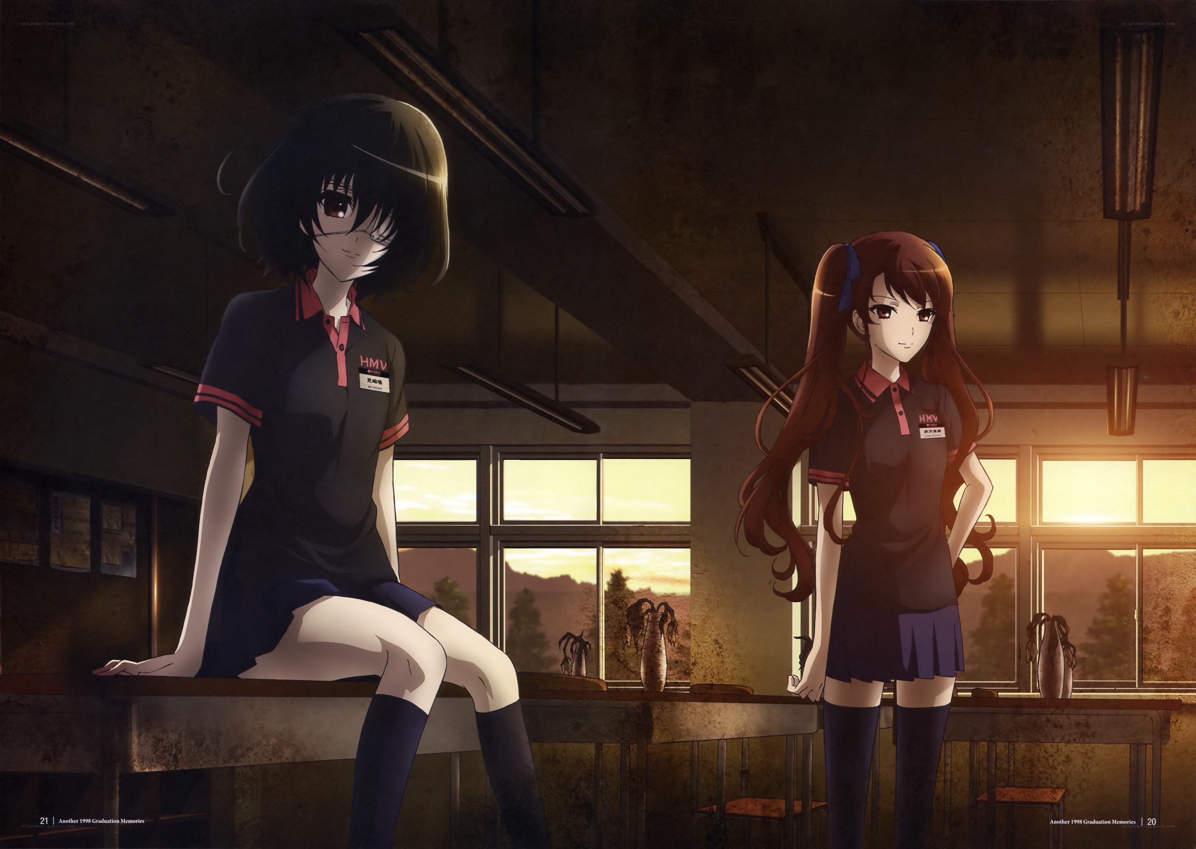 Schoolgirls in a classroom