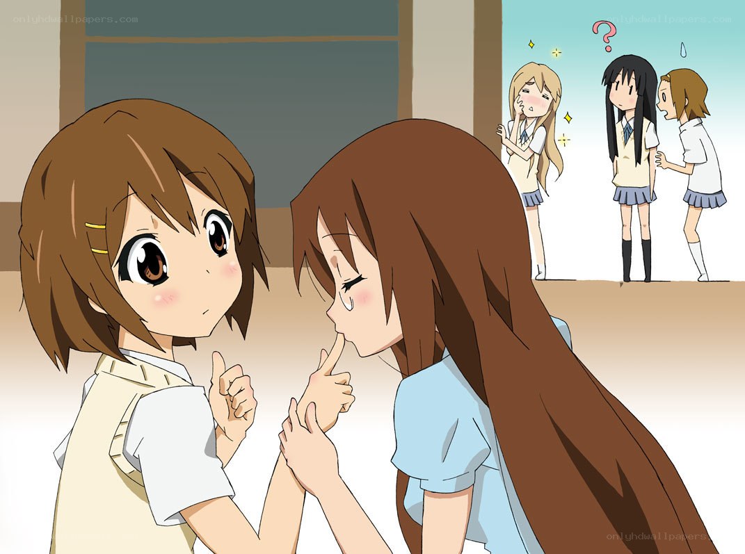 Schoolgirls in a classroom