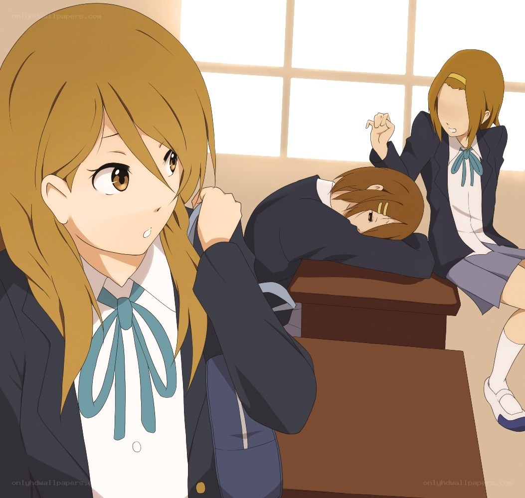 Schoolgirls in classroom