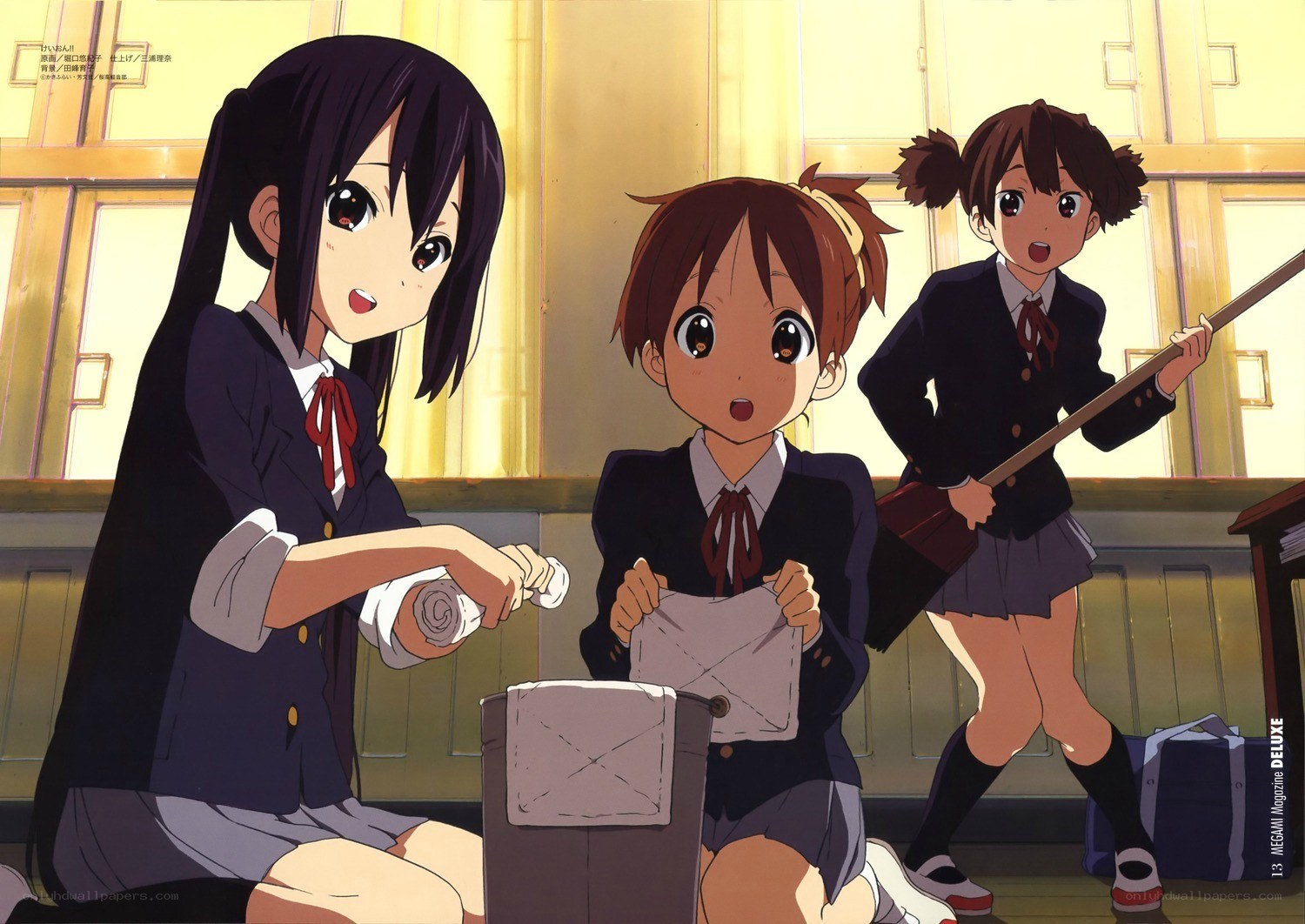 Schoolgirls in classroom