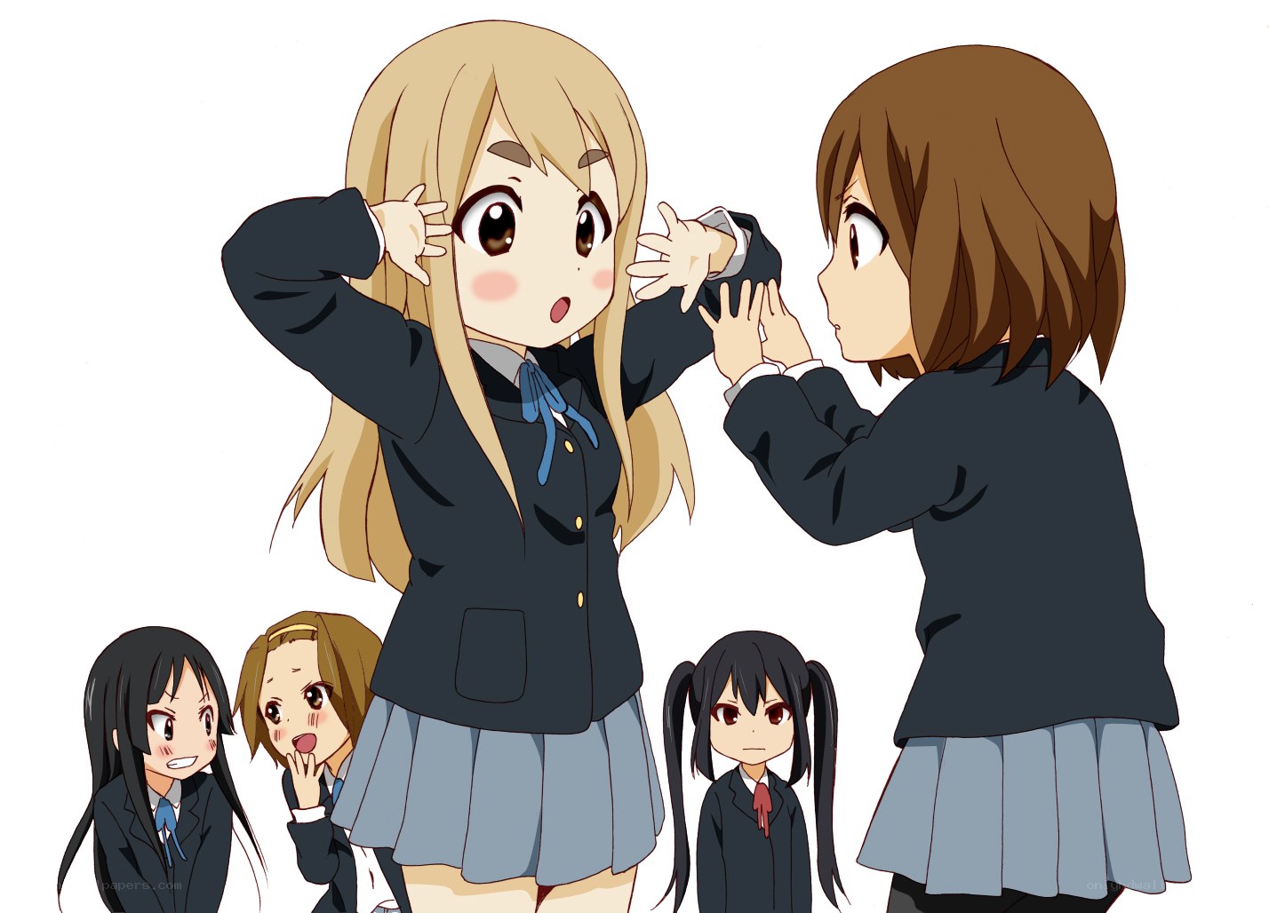 Schoolgirls in uniform