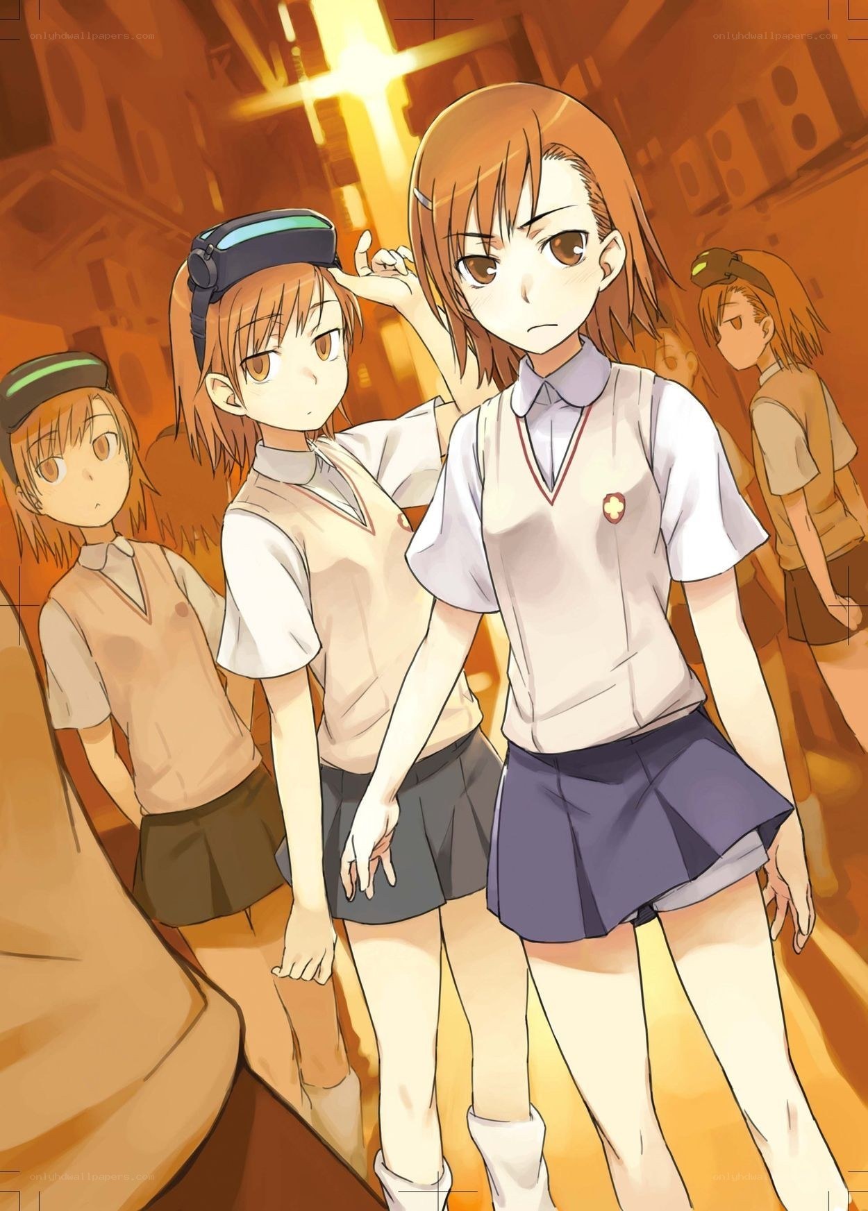 schoolgirls in uniform