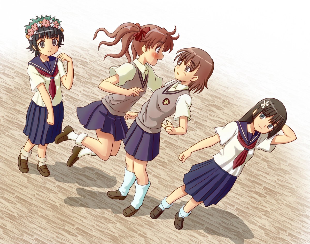 Schoolgirls in uniform