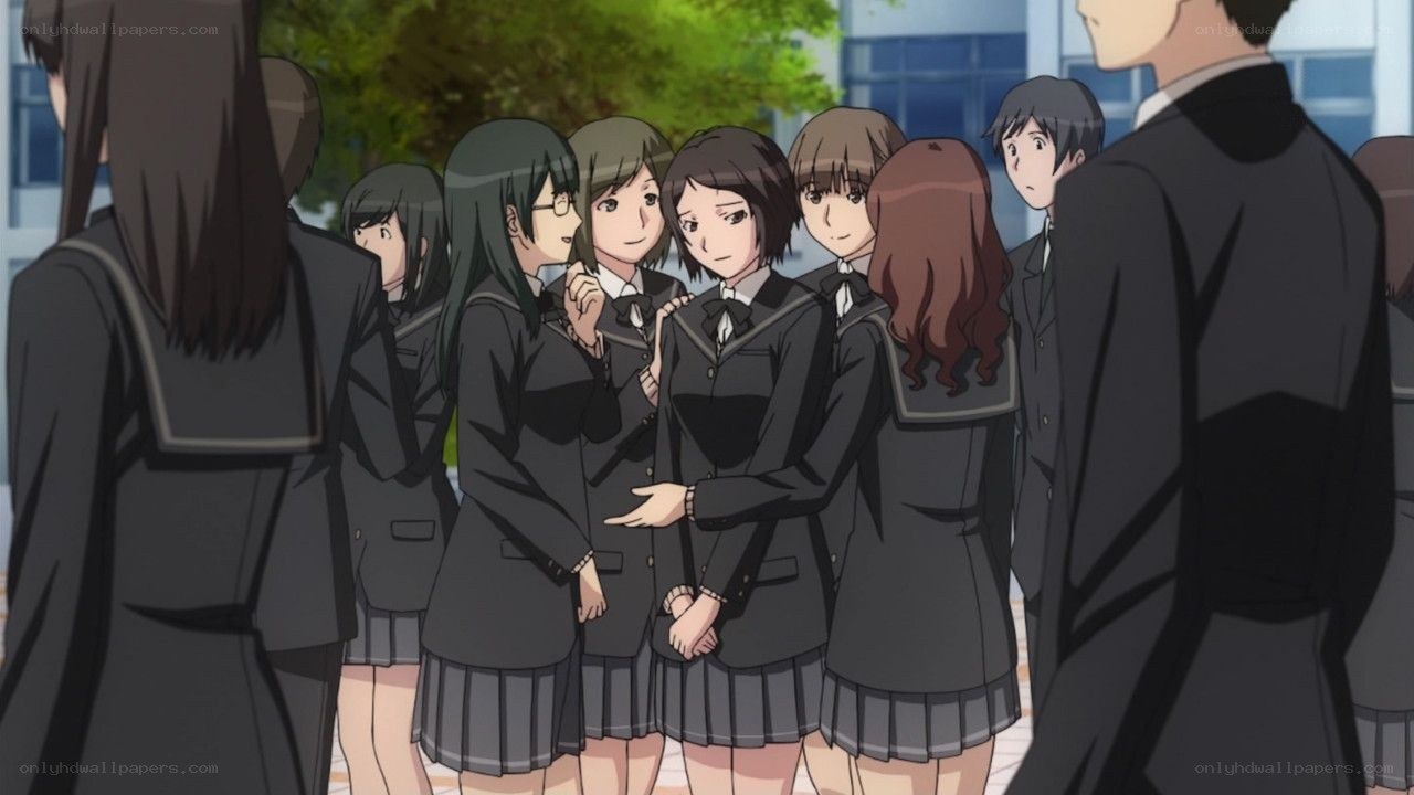 Schoolgirls in uniform