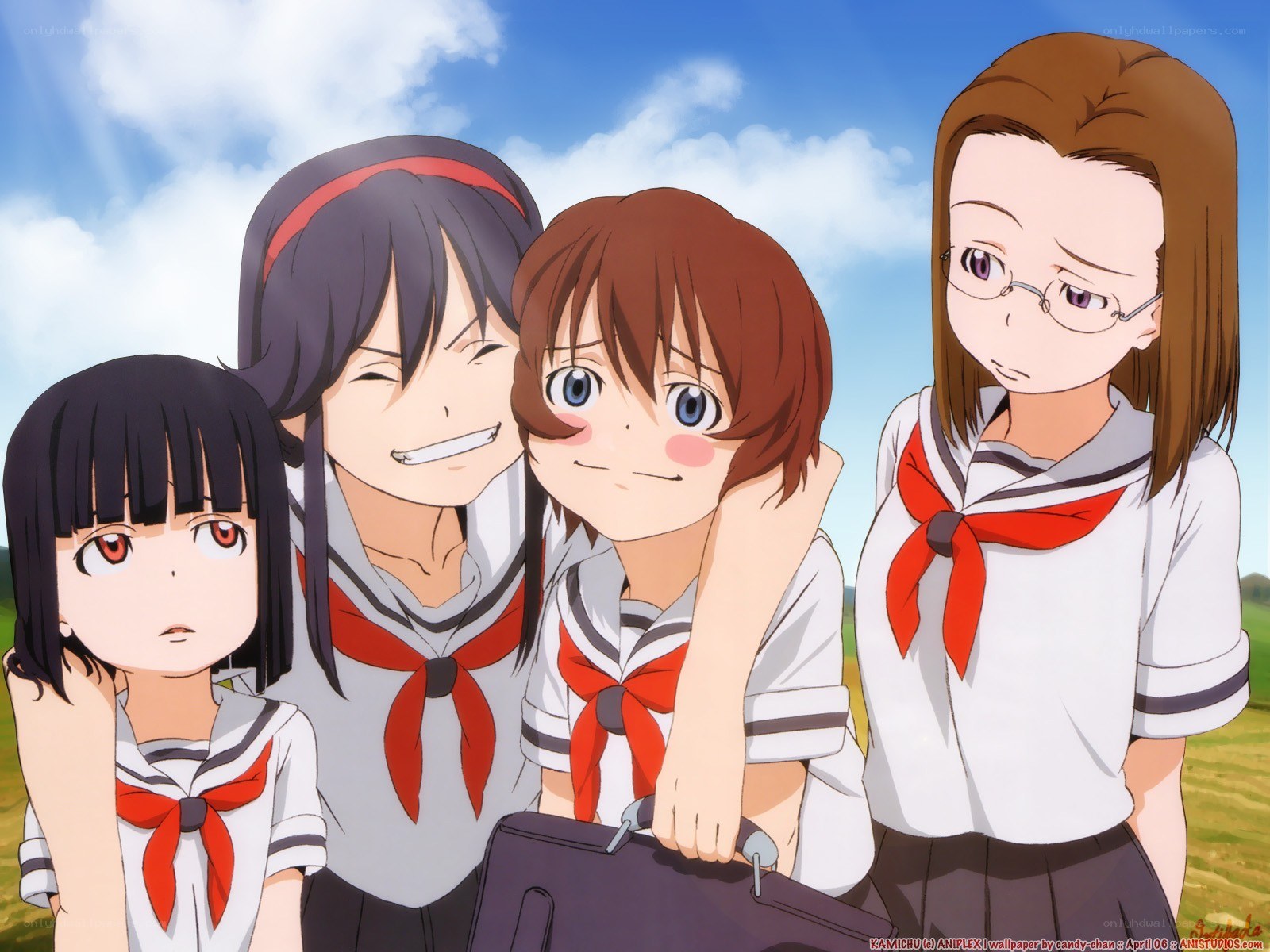 schoolgirls in uniform