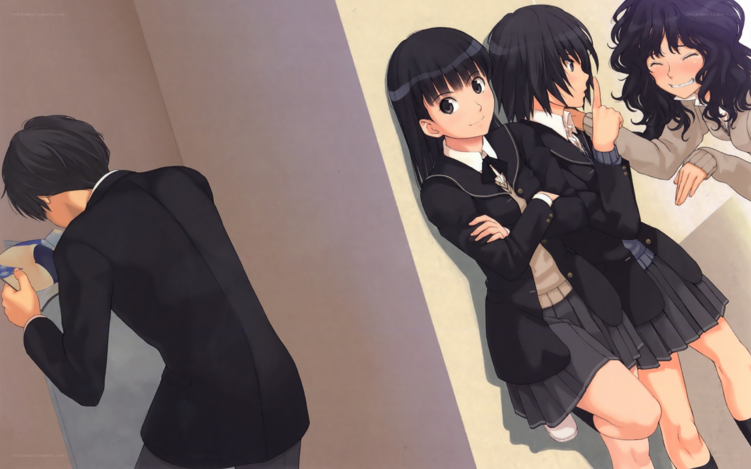 schoolgirls in uniform