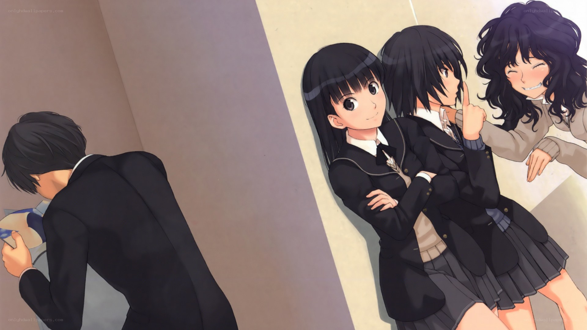schoolgirls in uniform