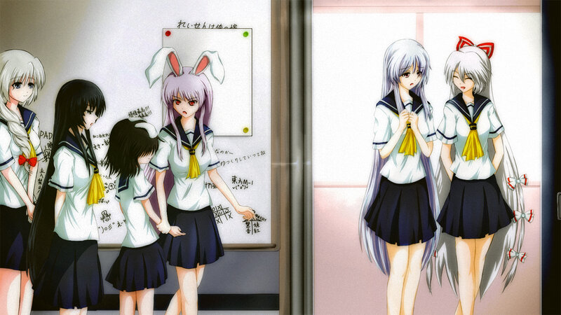 schoolgirls in uniform
