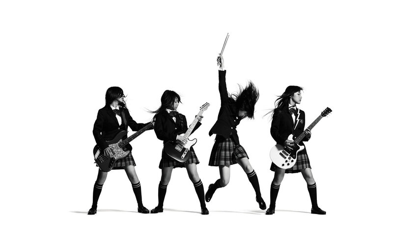schoolgirls rock band