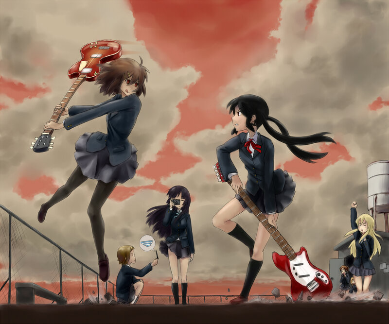 Schoolgirls with Guitars