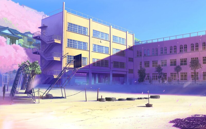 Schoolyard with Playground