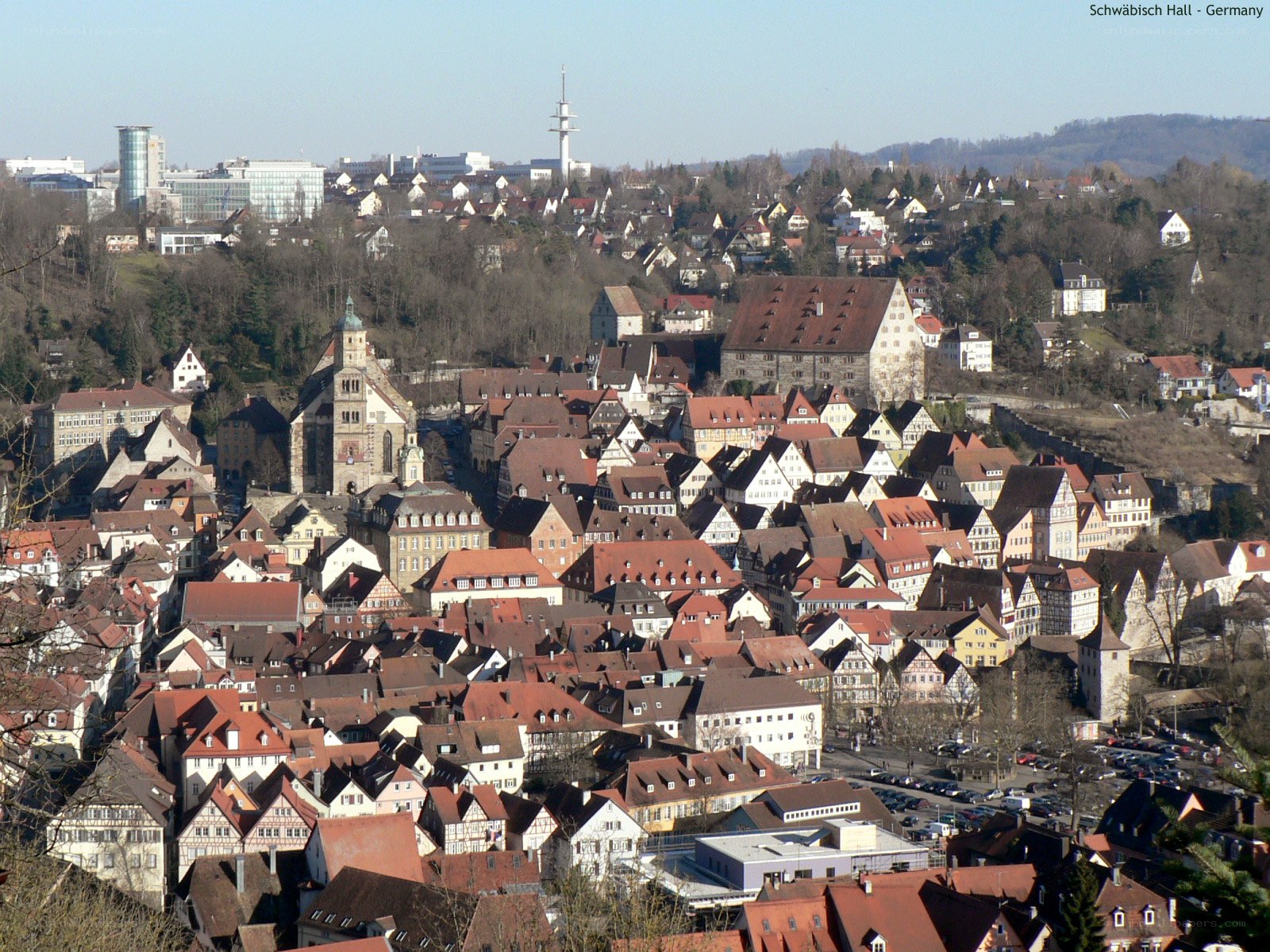Schwäbisch Hall town view