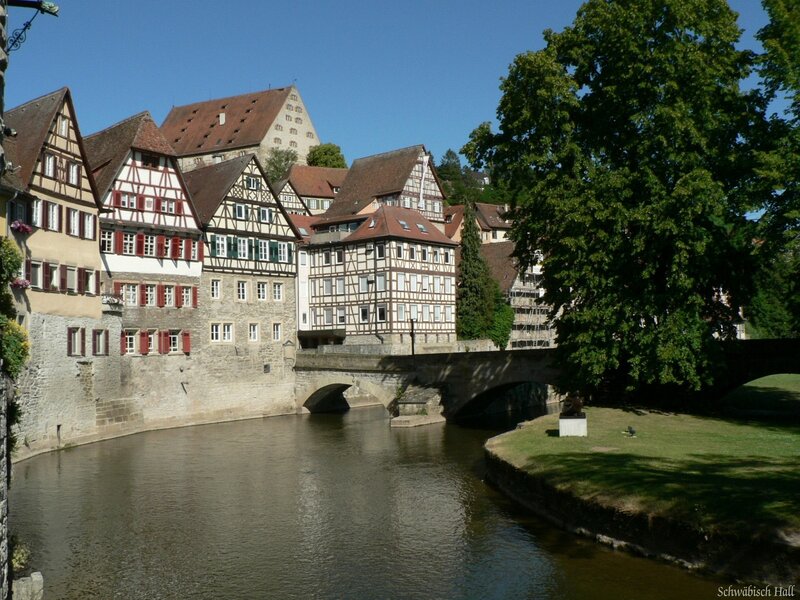 Schwabisch Hall riverfront