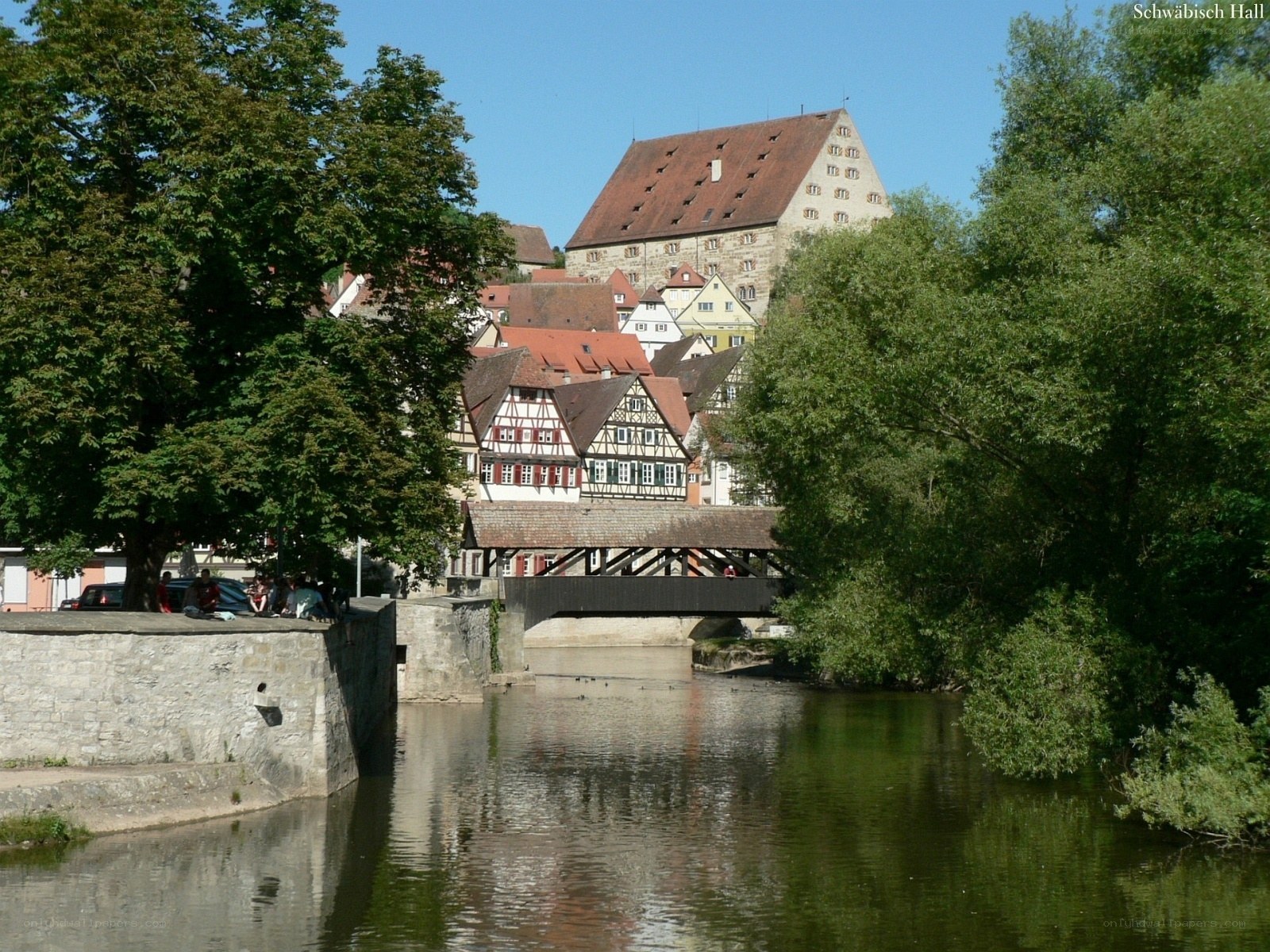 Schwabisch Hall town view
