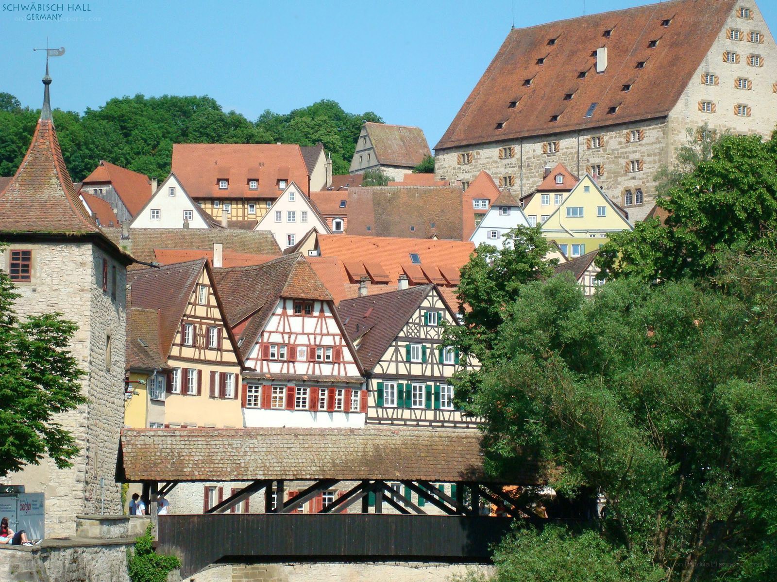 Schwabisch Hall town view