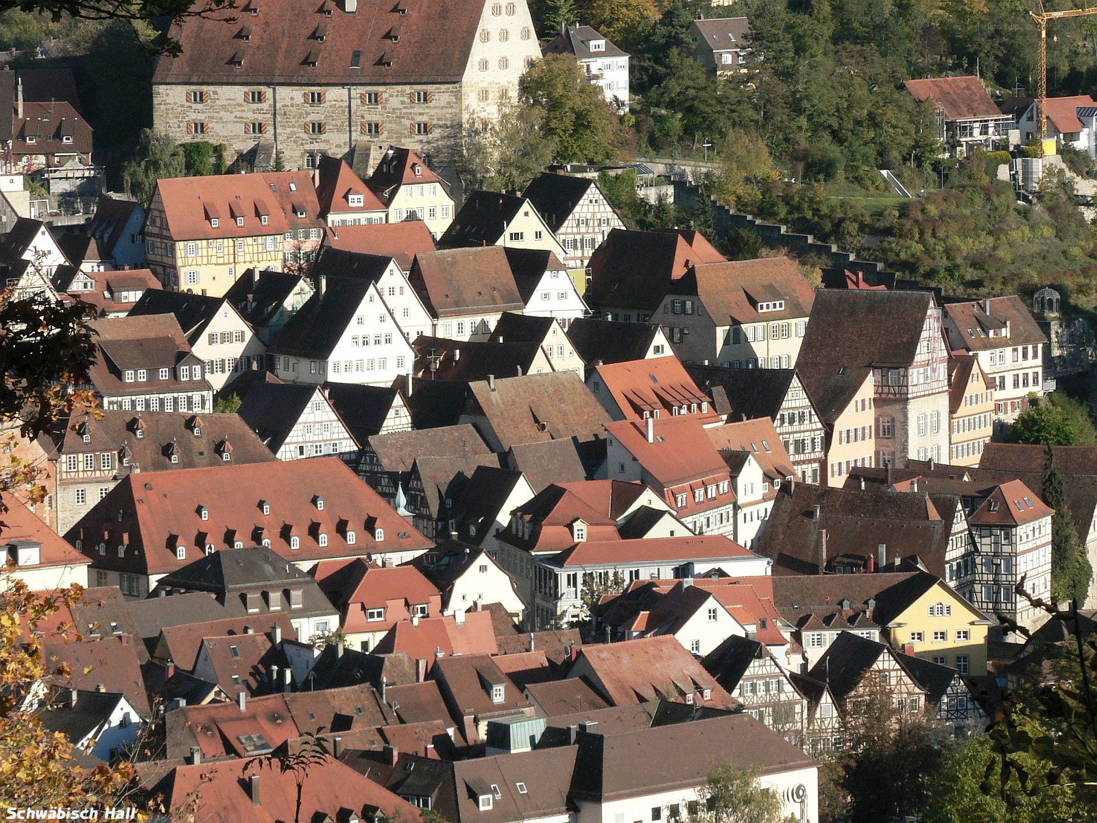 Schwabisch Hall town view