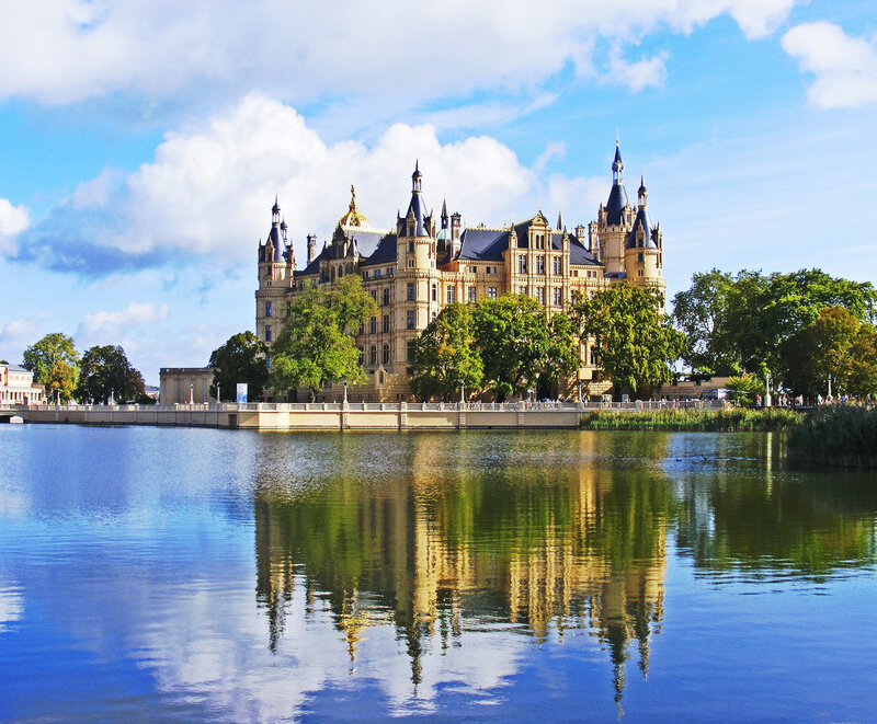Schwerin Castle — Blue