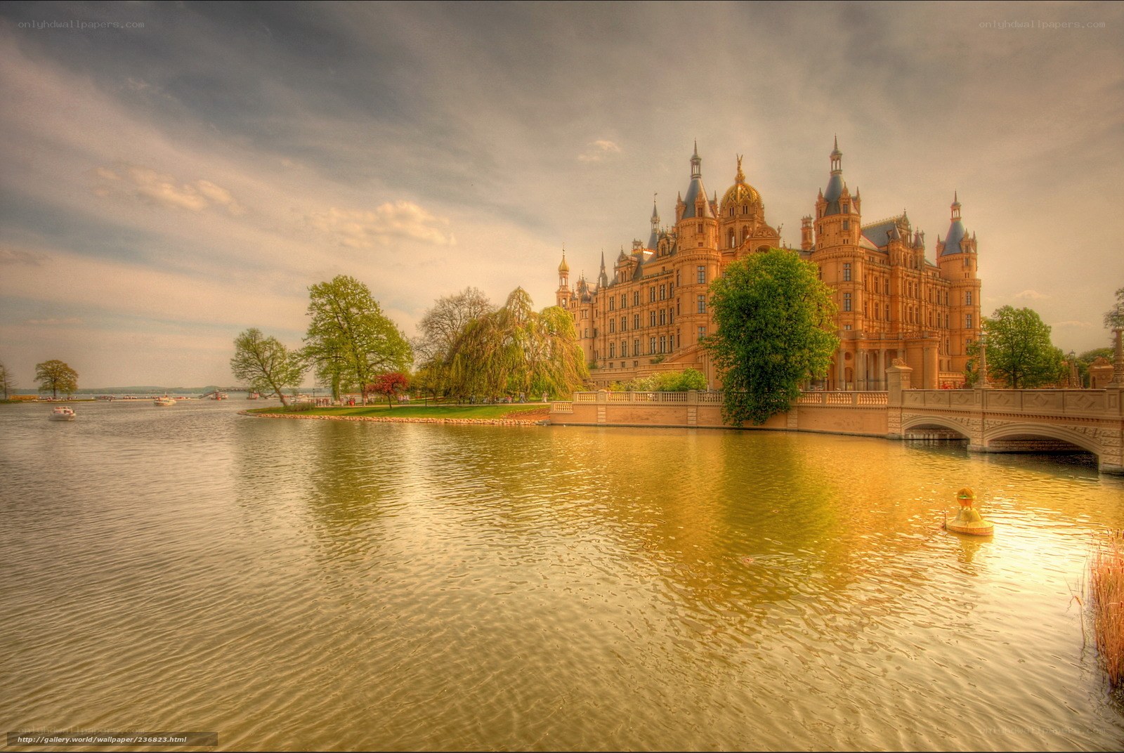Schwerin Castle by the lake