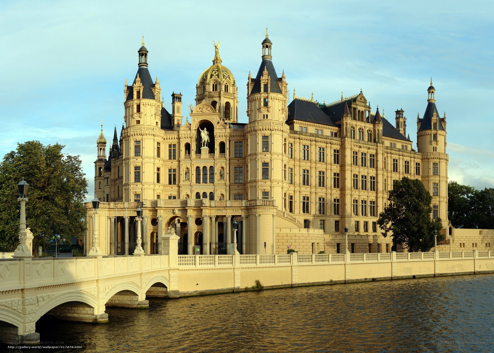 Schwerin Castle by the water