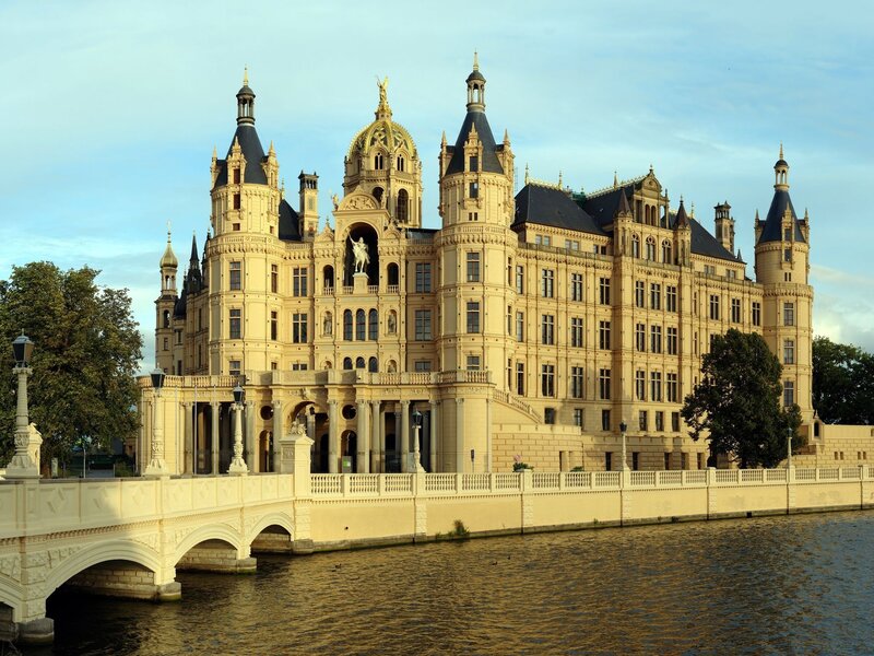 Schwerin Castle by the water