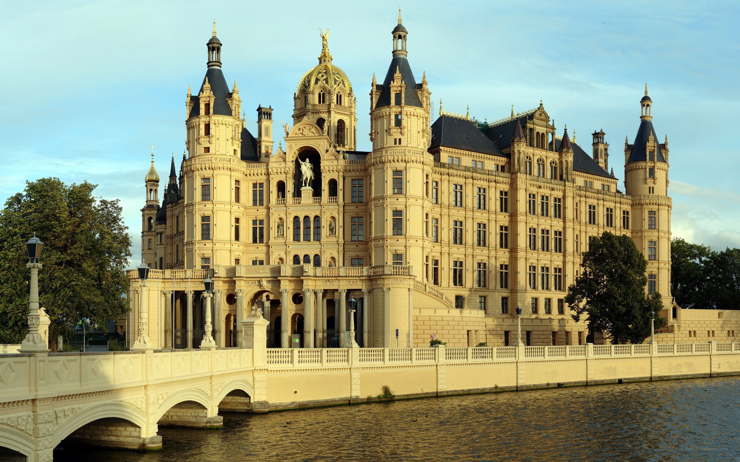 Schwerin Castle by the water