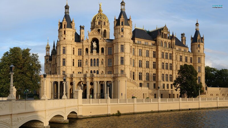 Schwerin Castle by the water
