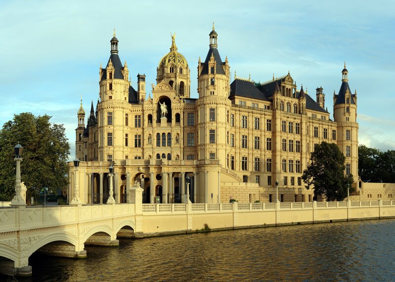 Schwerin Castle by the water