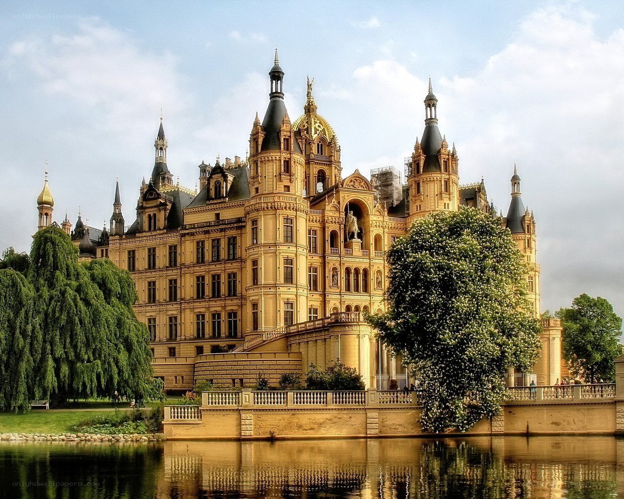 Schwerin Castle in Germany
