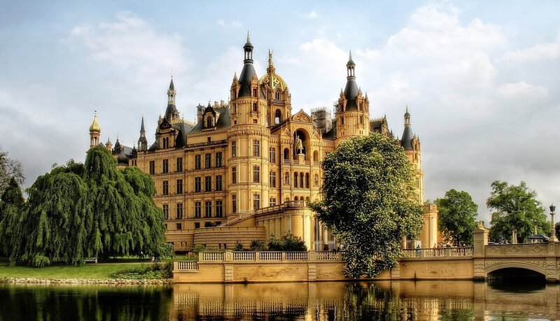 Schwerin Castle in Germany